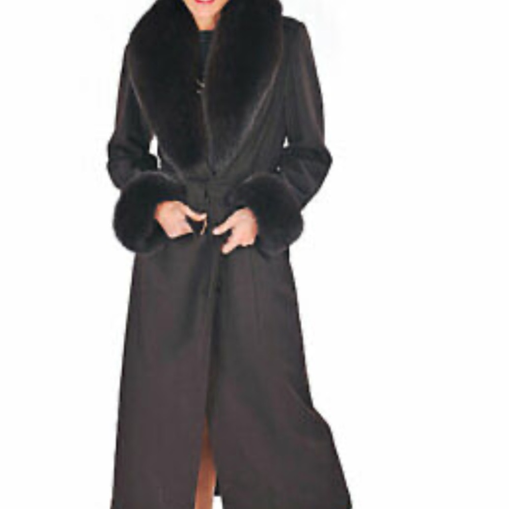 🎈🎈🎈🎈🎈SOLD🎈🎈🎈🎈🎈Stunning cashmere, angora long coat. - Picture 5 of 9